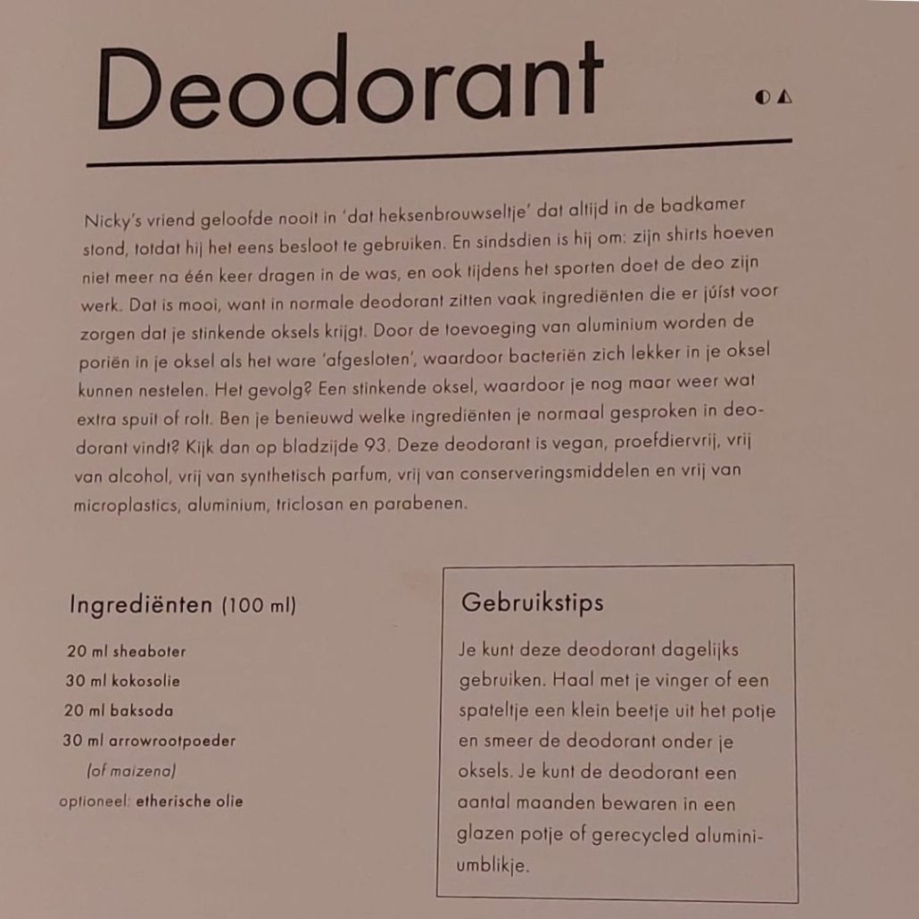 DIY Deodorant Het Zero Waste Project