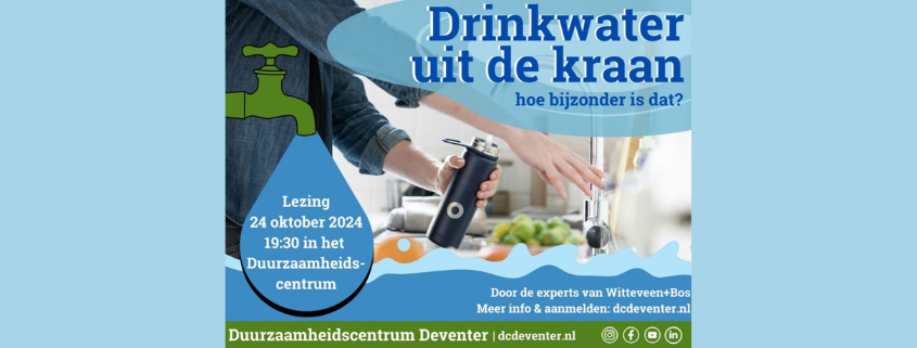 Drinkwater uit de kraan lezing