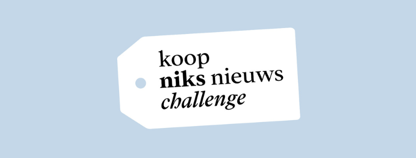 Koop niks nieuws challenge