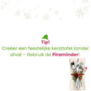 Tip piraminder feestelijke kersttafel