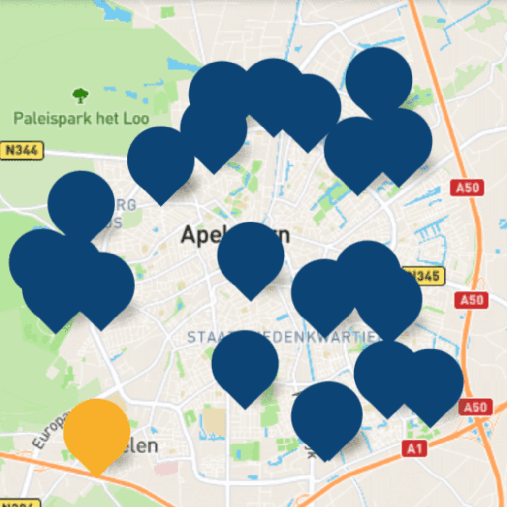 Inleverpunten frituurvet Apeldoorn