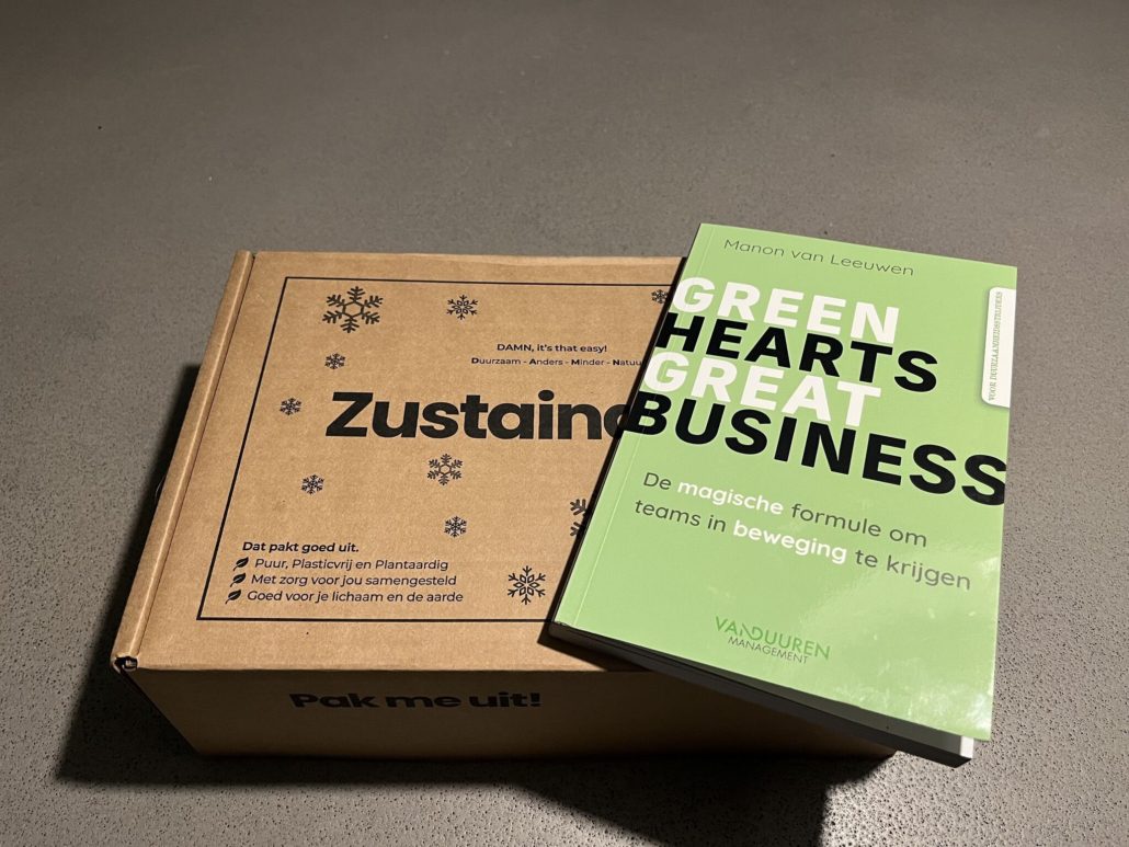 boek Green hearts Great Business en Zustainabox