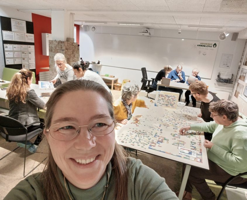 Puzzelavond winterspecial sfeerimpressie