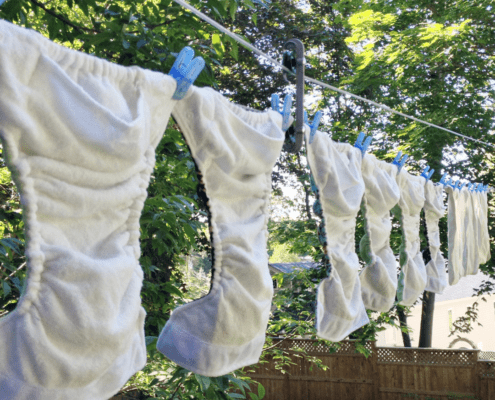 wasbare luiers vs waslijn