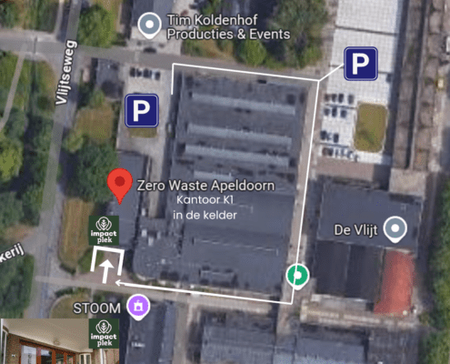 Kantoor Zero Waste Apeldoorn Impact Plek route