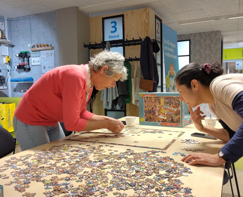 Puzzelavond april 2025 Team Marij Rocio