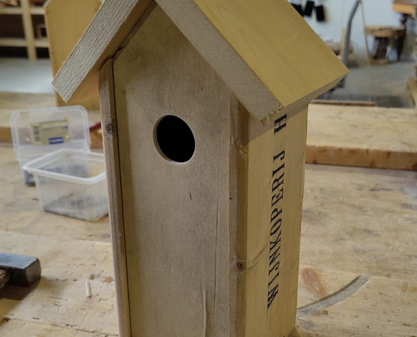 junior workshop vogelhuis oud wijnkistje