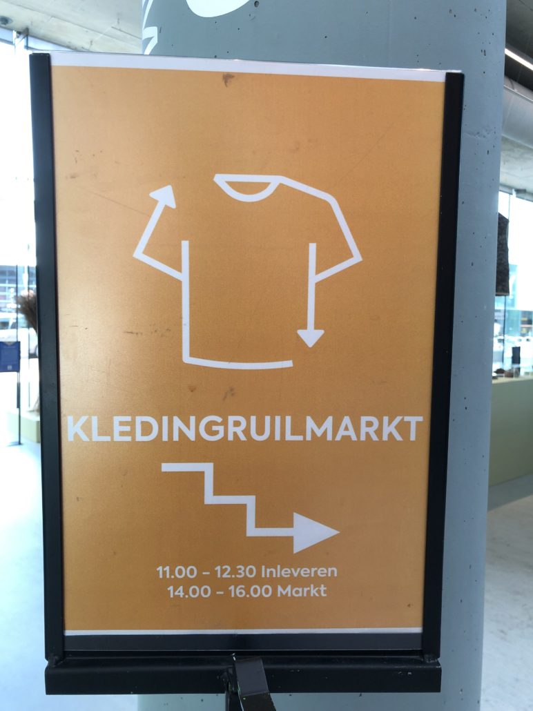 swap-time sjoppen met gesloten beurs