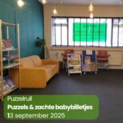 Puzzelruil 13 september Puzzels & zachte babybilletjes