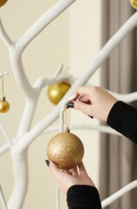 hangende tak kerstboom
