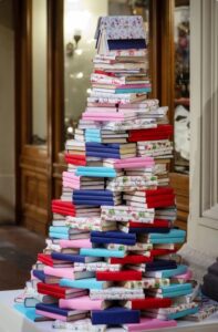 kerstboom met boeken