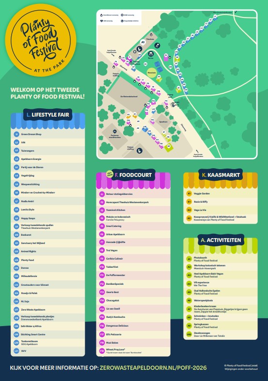 plattegrond Planty of Food Festival 2026 plattegrond Planty of Food Festival 2026