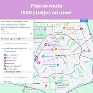Paarse route Ketting Puzzelruil Apeldoorn