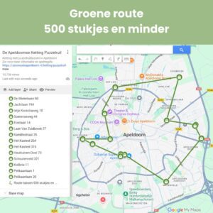 Groene route Ketting Puzzelruil Apeldoorn