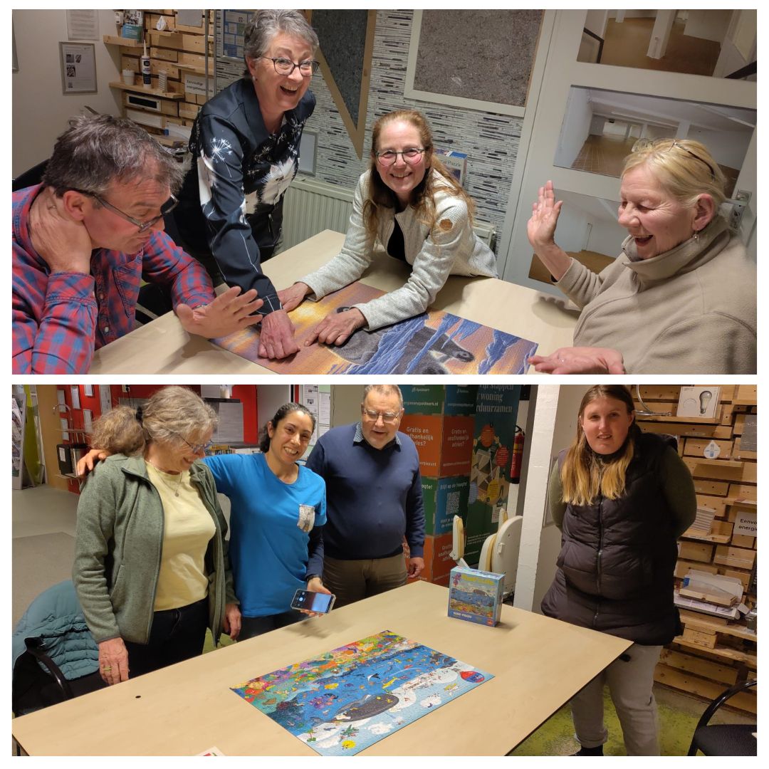 Puzzelfeest Puzzle party Puzzelavond Samen puzzelen legpuzzel