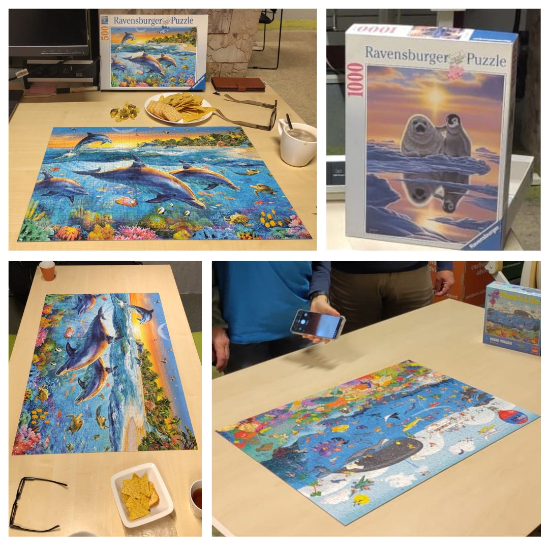 Puzzelfeest Puzzle party Puzzelavond Samen puzzelen legpuzzel