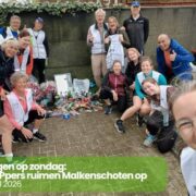 Ploggen op zondag 16 ZAPpers ruimen Malkenschoten op