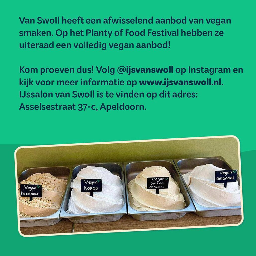 Planty of Food Festival IJssalon Van Swoll