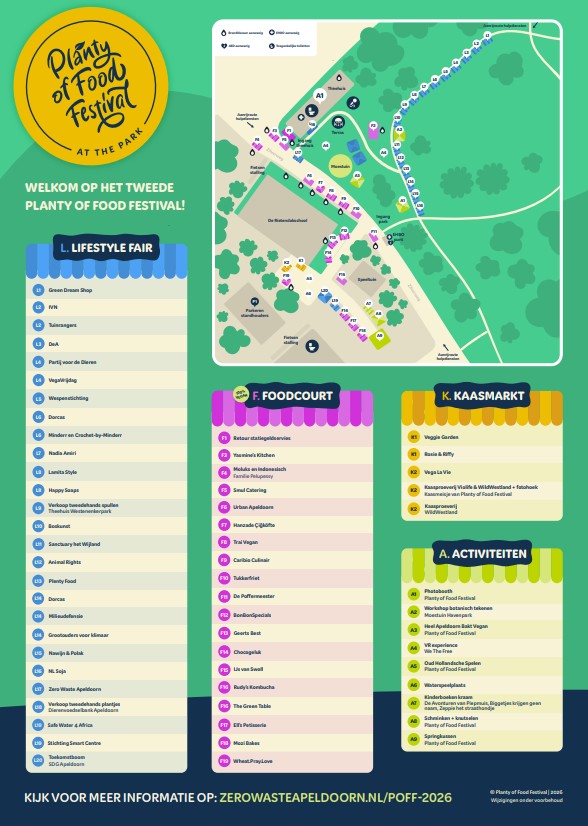 plattegrond Planty of Food Festival 2026