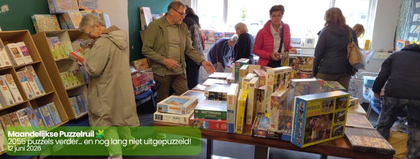 Puzzel ruilmiddag 12 juni Zero Waste Apeldoorn