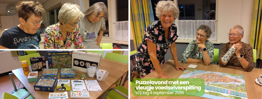 Puzzelavond september 2026 Zero Waste Apeldoorn