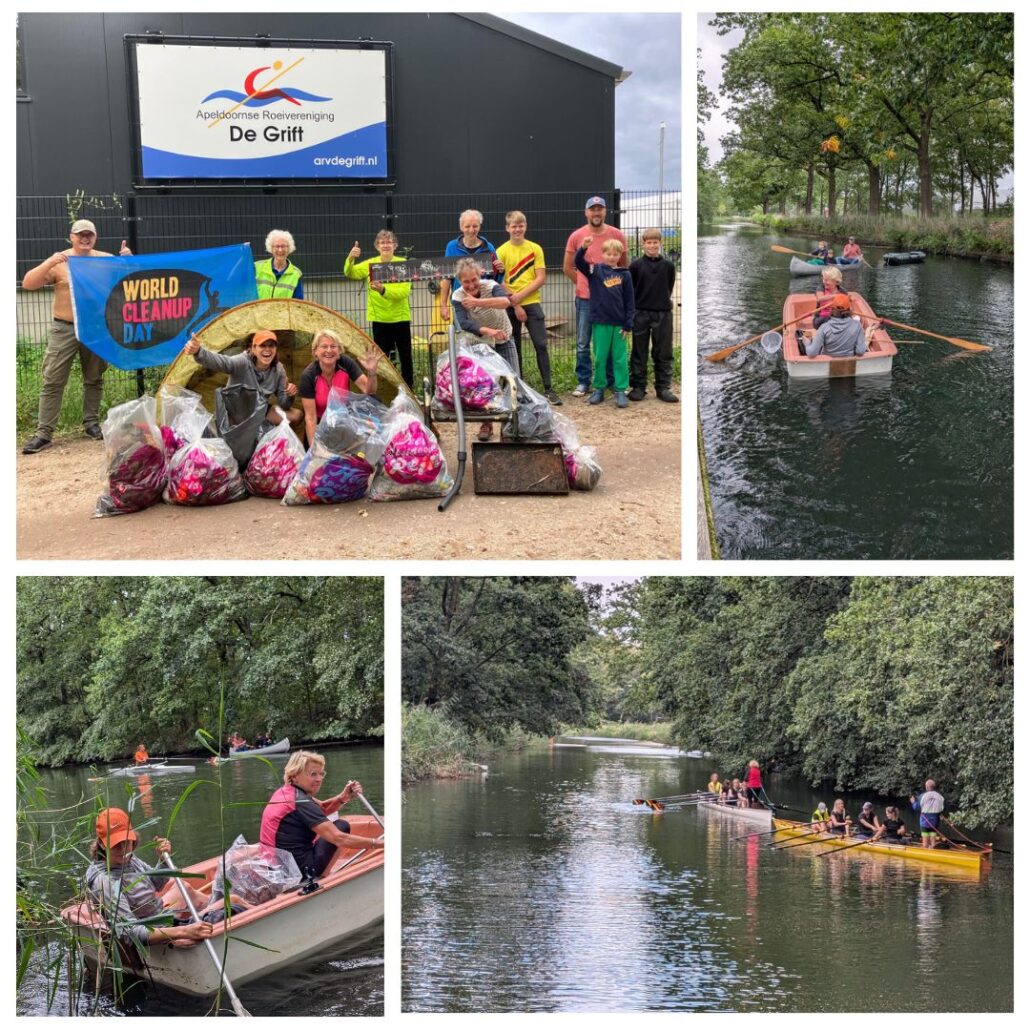 Troep roeien World Cleanup Day Apeldoorn 2026