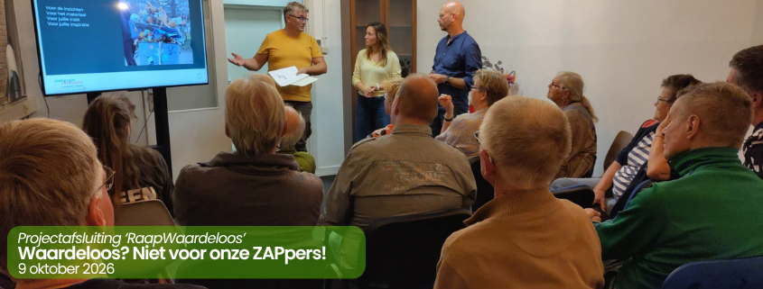 Projectafsluiting ‘RaapWaardeloos’ Statiegeld Nederland Verpact Zero Waste Apeldoorn