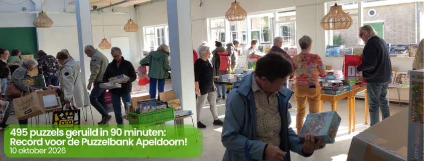 Puzzel ruilmiddag oktober 2026 Zero Waste Apeldoorn