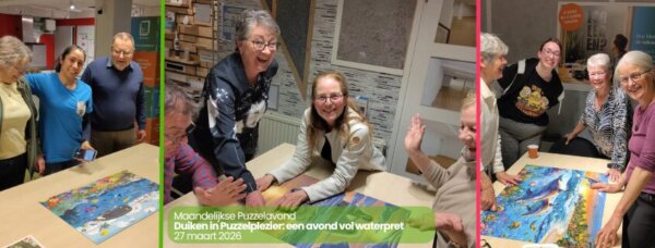Puzzelfeest Puzzle party Puzzelavond Samen puzzelen legpuzzel