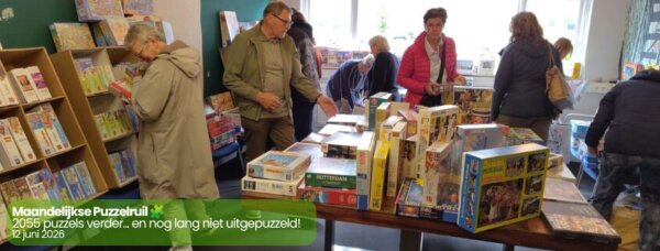 Puzzel ruilmiddag 12 juni Zero Waste Apeldoorn