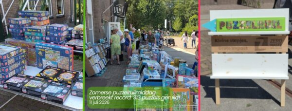 Puzzel ruilmiddag juli 2026 Zero Waste Apeldoorn