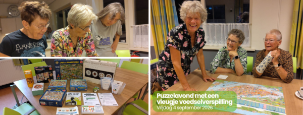 Puzzelavond september 2026 Zero Waste Apeldoorn